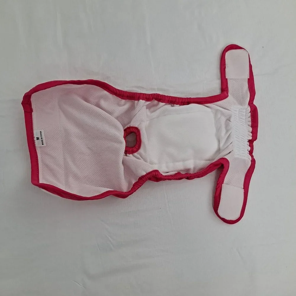 Dog Diaper Pink Washable Medium